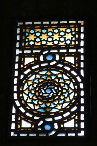 Coloured stained glass window 2011