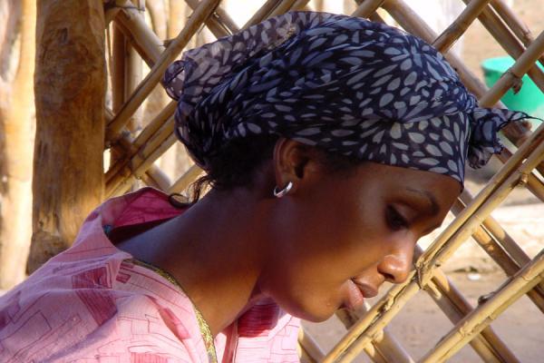Image of Young African girl in Galeelo Eritrea