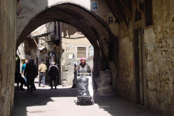 Picture of Damascus' old city (Syria): Street in Damascus old city