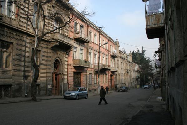 Image of Typical street in Tbilisi Tbilisi Georgia
