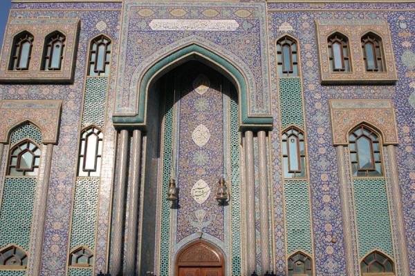 Picture of Beautifully decorated facade of mosque in Bur Dubai