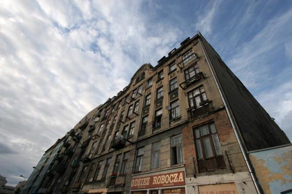 Image of Old apartment block in Praga Warsaw Poland