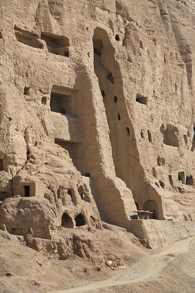 The Small Buddha niche seen from the west side | Bamiyan Buddhas | Afghanistán