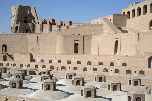 Foto di The lower part of the citadel with Malik Tower in the background - Afghanistan - Asia