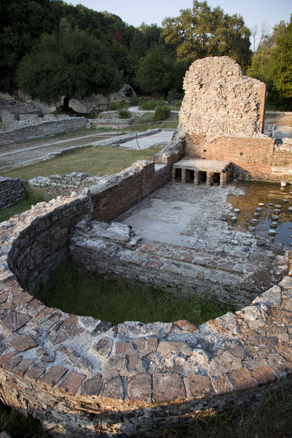 Picture of Butrint (Albania): Ruins of one of the many buildings in the heart of the complex at Butrint