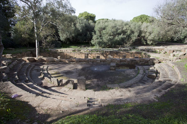 Picture of Theatre of Tipaza from above