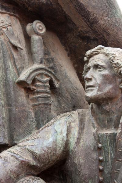 Picture of Close-up of a statue outside the Fortress of São Miguel