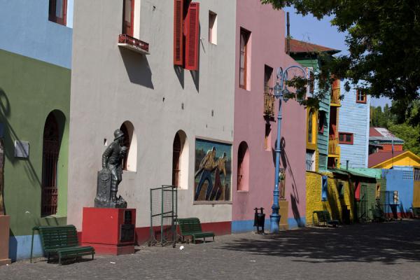 Picture of Pastel colours make the houses of Caminito stand out