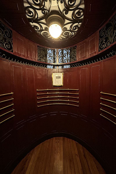 Interior of one of the elevators of Palacio Barolo | Palacio Barolo | Argentina