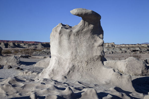 Picture of Parque Ischigualasto (Argentina): Nature is a sculptor, as can be seen on this rock