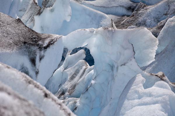 Picture of Viedma Glacier (Argentina): Icy arches and bridges can be found on the surface of Viedma Glacier