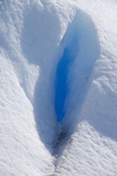 Picture of Viedma Glacier (Argentina): Crack in the ice at Viedma Glacier