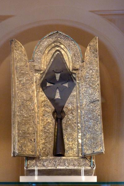 Picture of The spear that is supposed to have pierced Jesus in the museum of Ejmiatsin cathedralEjmiatsin - Armenia