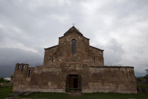 Frontal view of the basilica of Odzun | Odzun church | Armenia