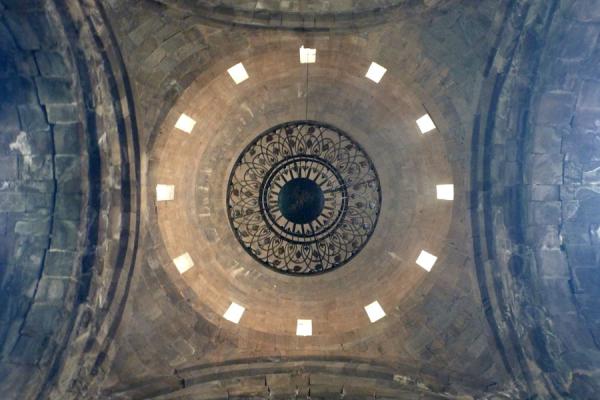Picture of Tatev Monastery (Armenia): The dome of the Sts. Peter and Paul church seen from below