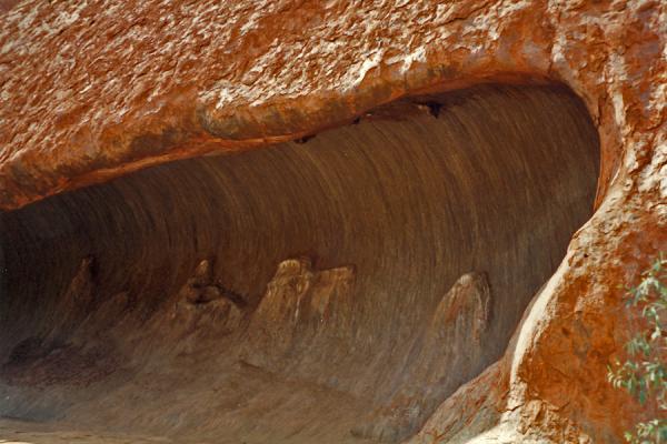 Picture of Shape in Uluru or Ayers RockAyers Rock - Australia