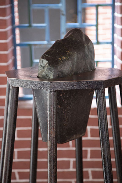 Picture of Meteorite on display near the mosqueAshabi Kahf - Azerbaijan