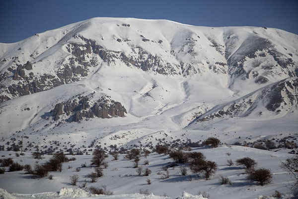 Picture of Snowy winter landscape near Lake Batabat - Azerbaijan - Asia