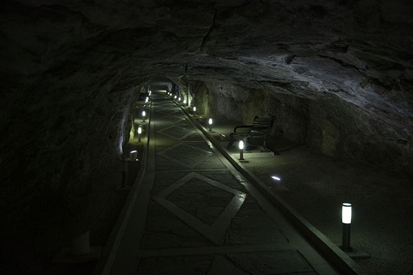 Picture of Duzdag Physiotherapy centre (Azerbaijan): Lights in the underground tunnel of the Physiotherapy centre