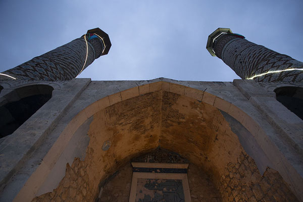 Looking up the mosque of Agdam | Kalbajar expedition | Azerbaijan
