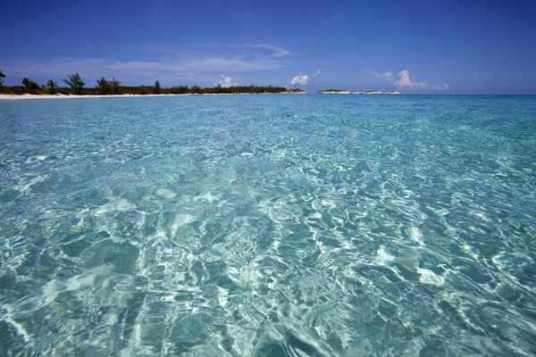 Foto van Bahamas (View of Lighthouse Bay and Lighthouse Beach from inside the water)