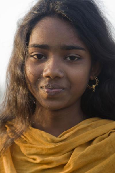 Picture of Bangladeshi people (Bangladesh): Young Bangladeshi girl in the south of the country