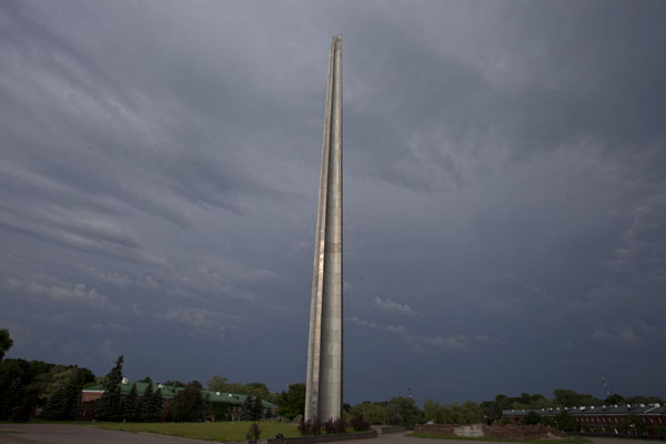 Picture of The Obelisk towers high above the fortress of BrestBrest - Belarus
