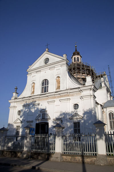 Picture of Frontal view of the Farny Polish Roman Catholic church of Njasvizh - Belarus - Europe