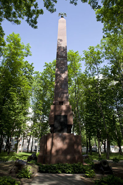 Picture of Obelisk memorial for the centenary of the Russian victory against NapoleonVitebsk - Belarus