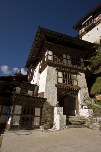 Picture of Cheri Monastery (Bhutan): Main entrance to Cheri Monastery