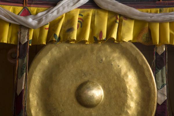 Picture of Detail of the lhakhang at Trongsa Dzong