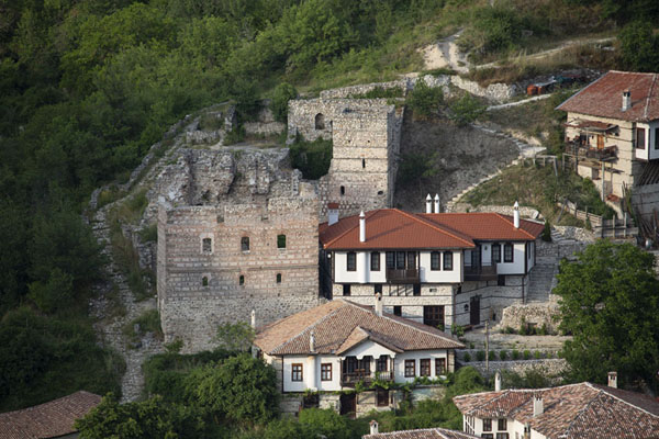 Picture of Traditional houses and ruins in Melnik