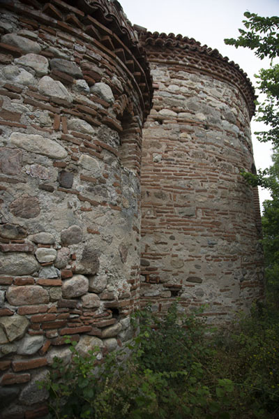 Picture of Walls of Saint Nicola church, situated high above Melnik