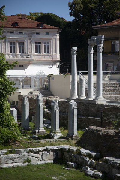 Roman ruins can be found almost anywhere in Plovdiv | Plovdiv Old Town | Bulgaria