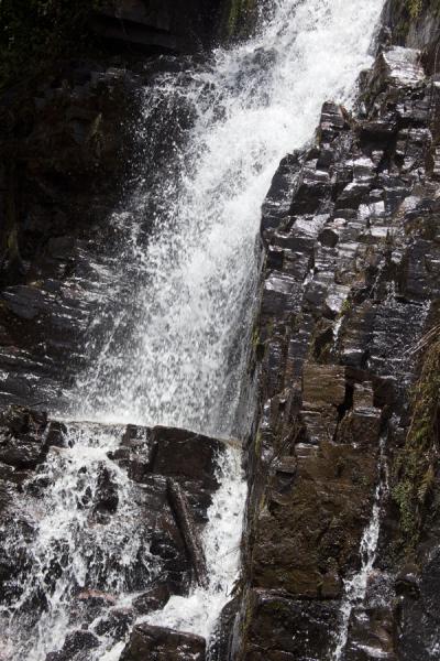 Picture of Close-up of one of the waterfalls at the Chutes de la KareraRutana - Burundi