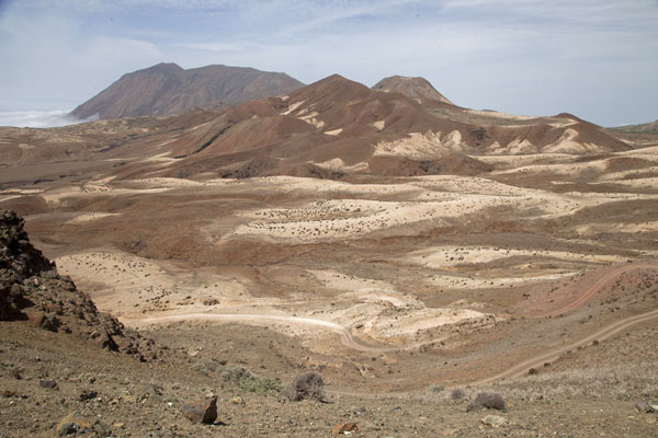 The desert-like landscape of the mountains above Tarrafal | Tarrafal | Cabo Verde