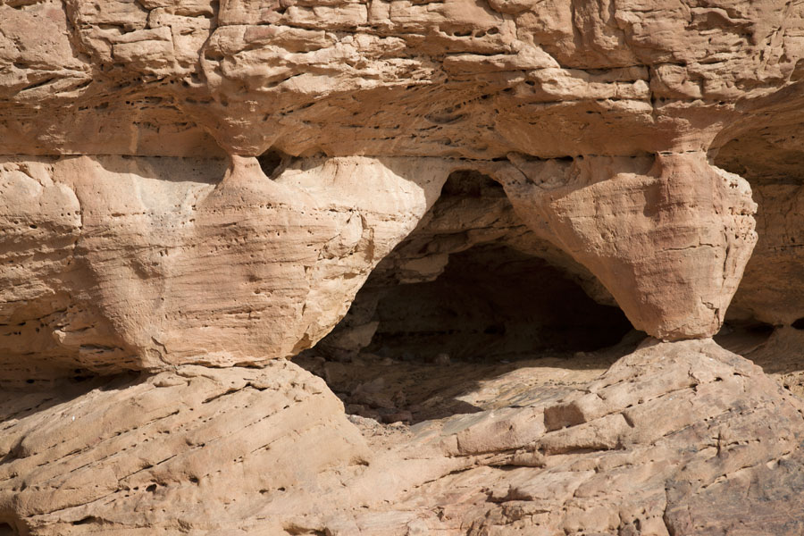 Photo de Rock formations in the Terkei massifTerkei - Tchad
