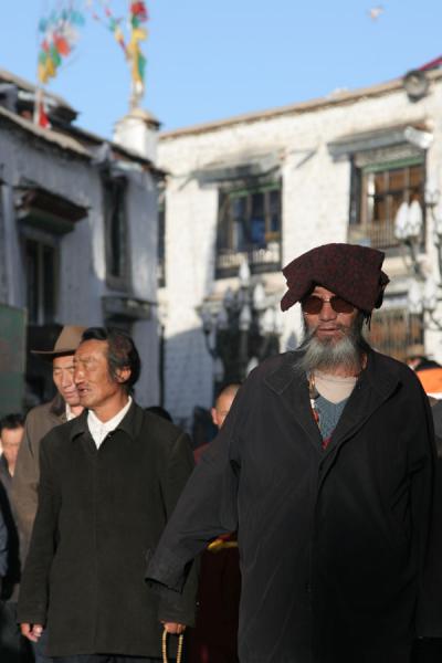 Picture of Barkhor kora (China): Pilgrims on the Barkhor kora