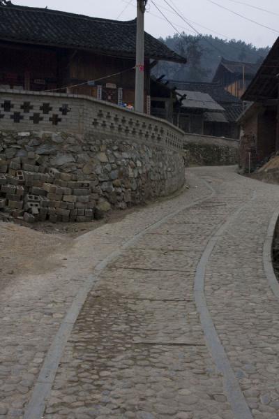 Picture of Matang Village (China): Street leading through Matang