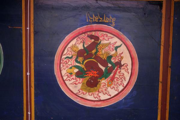 Picture of Religious figure at Tagong monastery