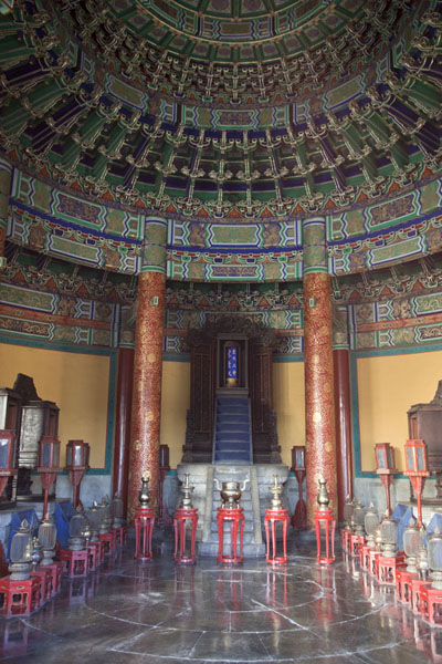 Interior of the Imperial Vault of Heaven | Temple of Heaven Park | China