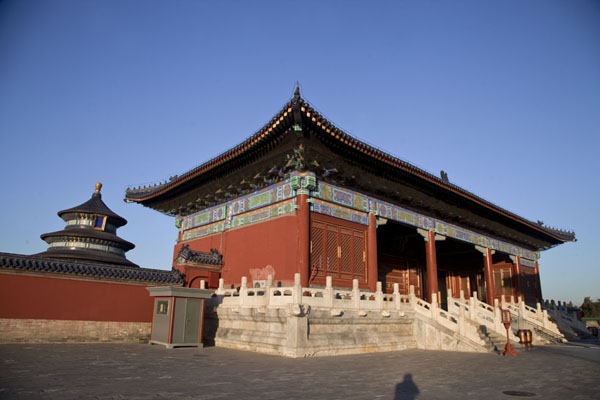 Picture of Temple of Heaven Park (China): Side view of the entrance gate to the Hall of Prayers for Good Harvests