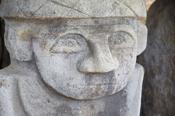 Picture of Close-up of a statue of one of the tombs at Alto de los ÍdolosIsnos - Colombia