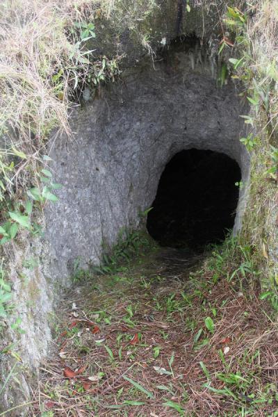 Picture of Alto Aguacate tombs (Colombia): Entrance to one of the many subterranean tombs