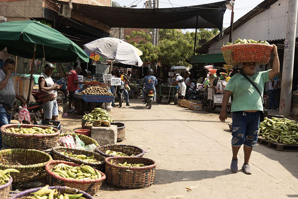 Picture of Part of Bazurto marketCartagena - Colombia