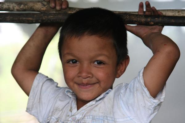 Picture of Colombian boy posing for a picture