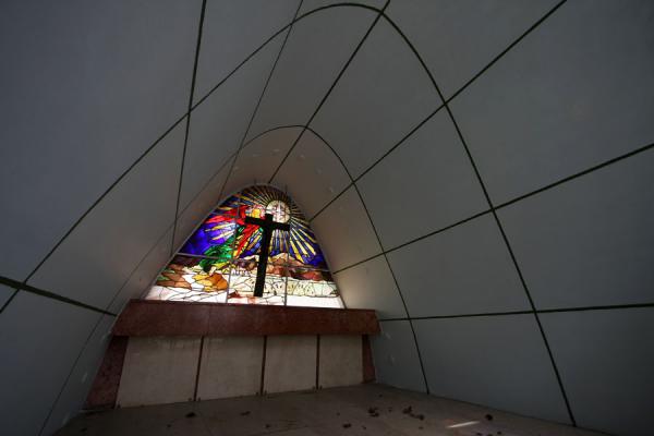 Picture of Modern small chapel at San Pedro Cemetery