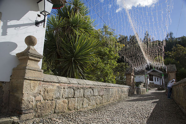 Picture of One of the landmarks of Monguí: the Calicanto bridge