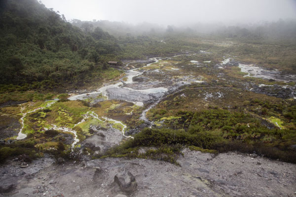 Picture of Puracé landscape (Colombia): Panoramic view of the Termales de San Juan