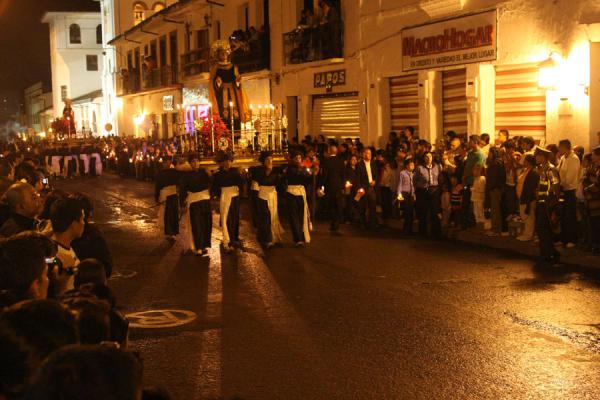 Picture of Parading statues through the streets of Popayán